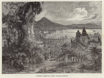 Naples depuis le Corso Victor Manuel - European School