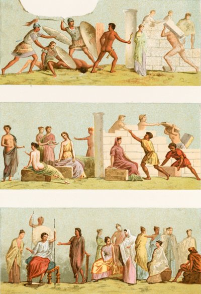 Peintures de la tombe de Statilius Taurus - European School