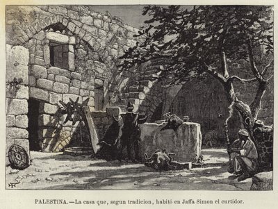 Palestine, La maison que, selon la tradition, habitait Simon le tanneur à Jaffa - European School