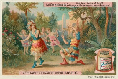 Papageno appelle Papagena avec les clochettes magiques et ils sont réunis - European School