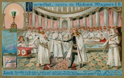 Parsifal guérit Amfortas avec la Sainte Lance - European School