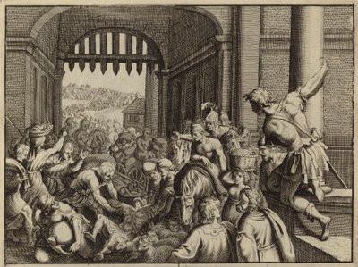 Peuple de Samarie pillant le camp abandonné des Araméens - European School