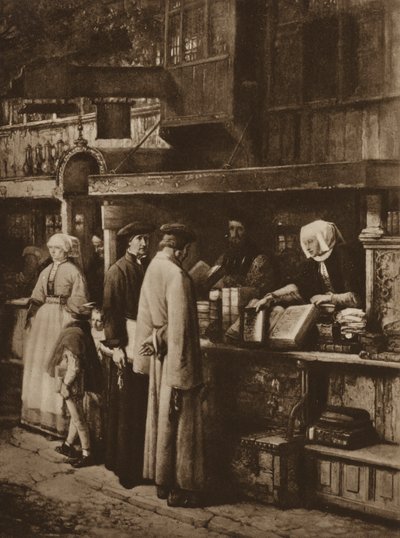 Scène dans une librairie - European School