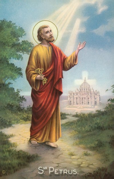 St Pierre (lithographie couleur) - European School