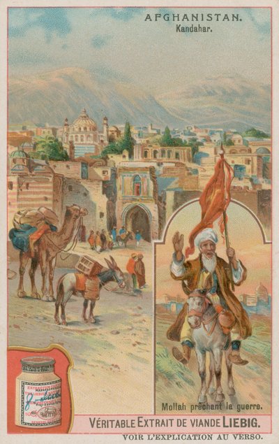 La Ville de Kandahar et un Mollah Prêchant la Guerre - European School