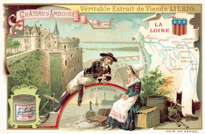 La Loire, et une vue du Château d