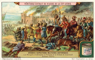 Les Mongols envahissent la Pologne et la Silésie et brûlent Breslau - European School