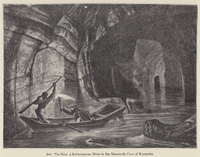 Le Styx, une rivière souterraine dans la grotte Mammoth du Kentucky - European School