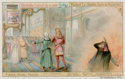 Le mariage de Robert et de la princesse Isabelle tandis que Bertram descend en enfer - European School