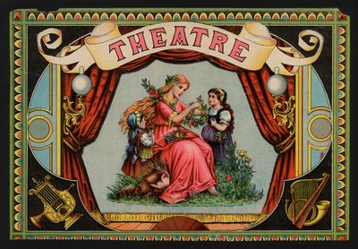 Théâtre (lithographie en couleur) - European School