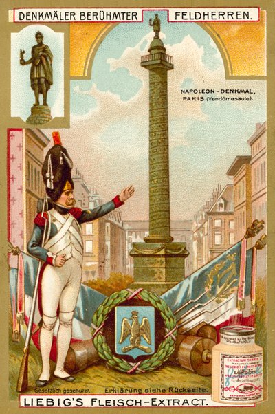 Colonne Vendôme, monument à Napoléon, Paris - European School