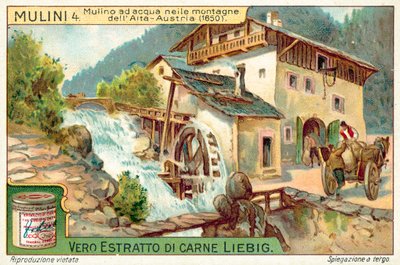 Moulin à eau dans les montagnes de Haute-Autriche - European School