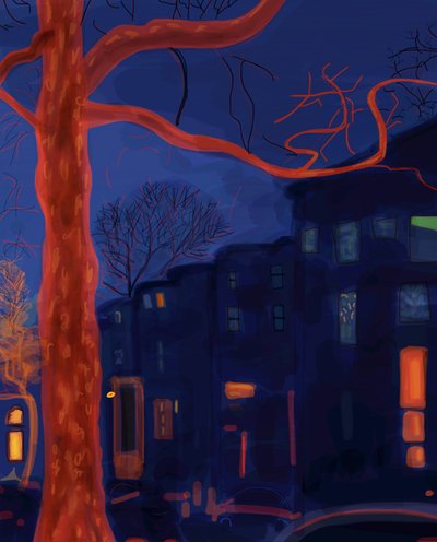 7th Street, Brooklyn, 2016 (art numérique) - Evan Sklar