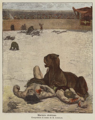 Martyrs chrétiens - Evariste Vital Luminais