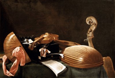 Nature morte avec instruments de musique - Evaristo Baschenis
