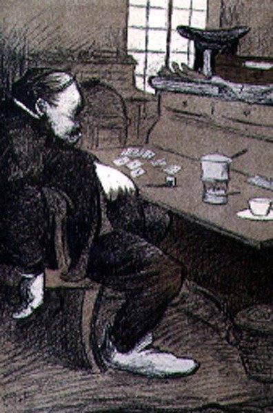 Travail (Le Travail) gravé par J.G.R. de 