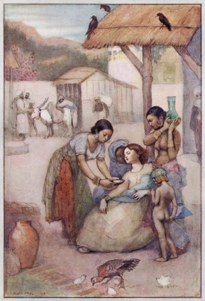 Illustration pour Cranford par Mrs Gaskell - Evelyn Paul