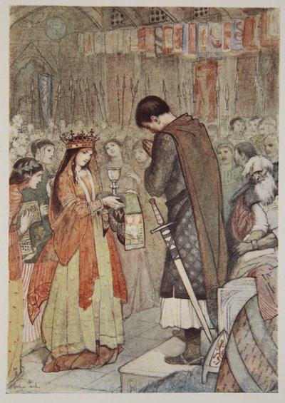 Parzival prie pour des conseils, de 