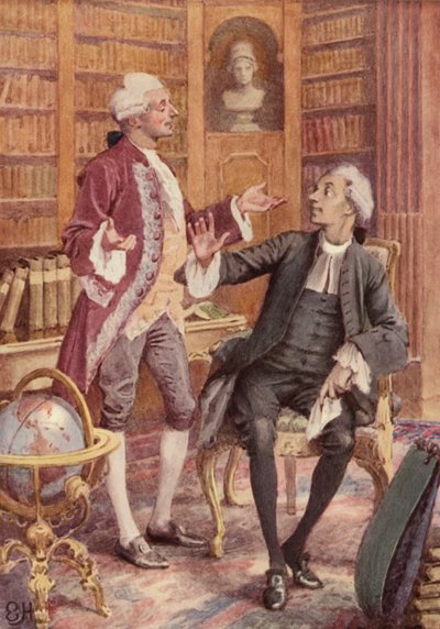 Illustration pour Un voyage sentimental de Laurence Sterne - Everard Hopkins