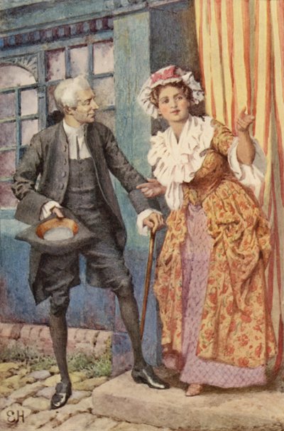 Illustration pour Un voyage sentimental de Laurence Sterne - Everard Hopkins