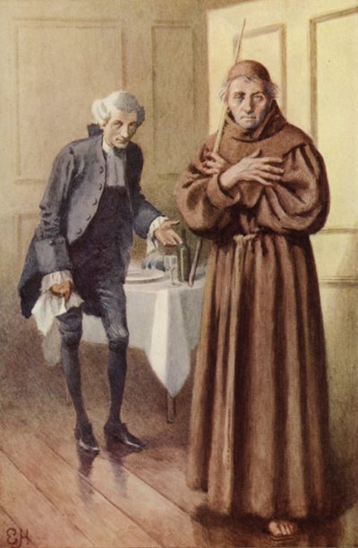 Illustration pour Un voyage sentimental de Laurence Sterne - Everard Hopkins