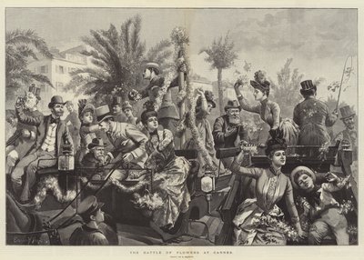 La Bataille des Fleurs à Cannes - Everard Hopkins