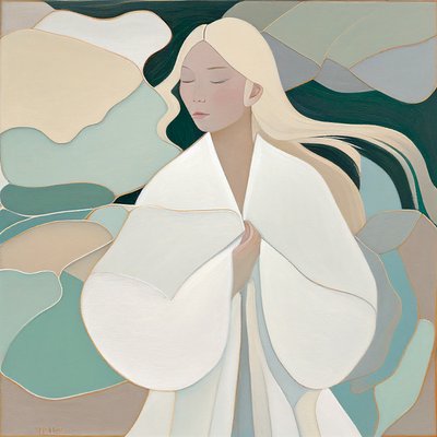 Portrait de Femme Blonde - F. Abderrahim