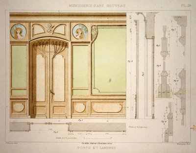 Porte et plinthe, illustration de 