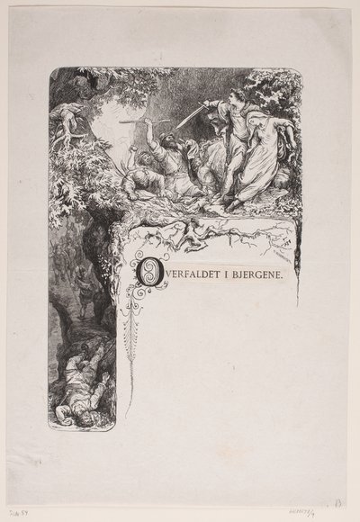 Overfaldet i bjergene - F. Hendriksen