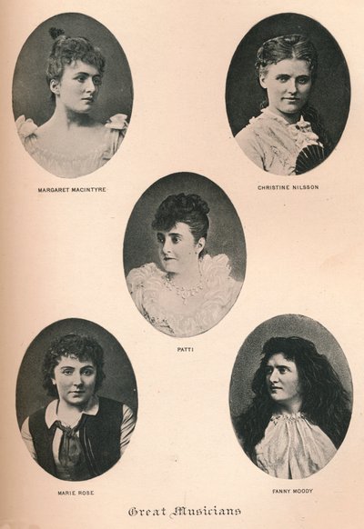Grands musiciens - Planche XII, vers 1890, 1895 - F. Jenkins Heliog