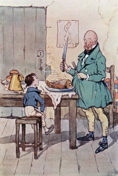 Illustration pour David Copperfield - F. M. B. Blaikie