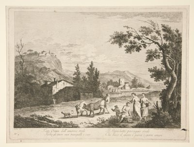 Paysage avec des ruines (série de 4) - Fabio Berardi