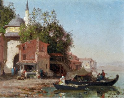 Constantinople, bord du Bosphore, côte européenne - Fabius Brest