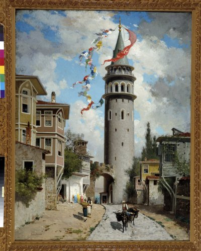 Vue de la tour de Galata à Constantinople - Fabius Brest