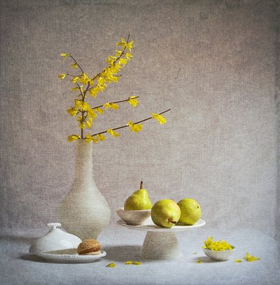 Fleurs jaunes, poires vertes - Fangping Zhou