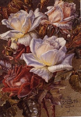 Un bouquet de roses - Fanny Jane Bayfield