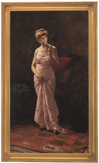 Un reflet parfait (huile sur toile) - Fanny Laurent Fleury