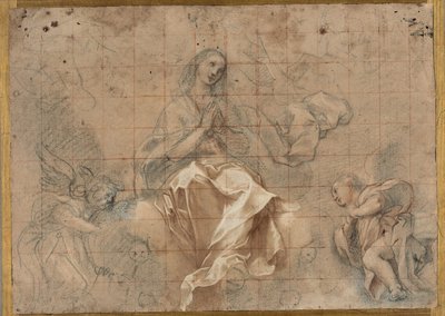 Étude pour la "Madone du Rosaire" (en anglais) - Federico Barocci