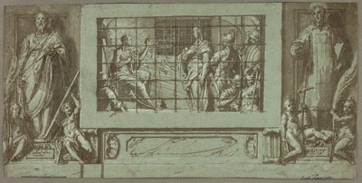 Sainte Catherine en prison convertissant l