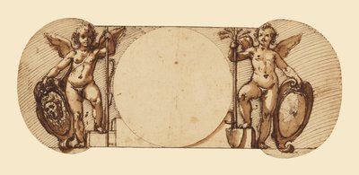 Deux enfants anges, symbolisant la patience et l