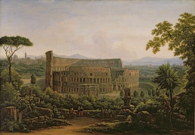 Vue du Colisée depuis le mont Palatin, Rome, 1816 - Fedor Mikhailovich Matveev