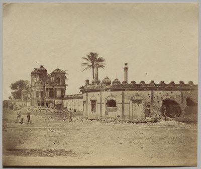 Le Secundra Bagh, montrant la brèche et la porte - Felice A. Beato