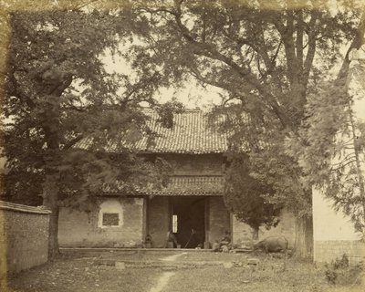 Bâtiment et caméra, Chine - Felice Beato