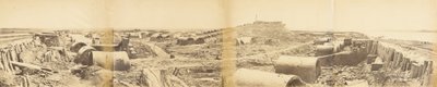 Intérieur du fort nord de Taku après sa capture le 21 août 1860 - Felice Beato