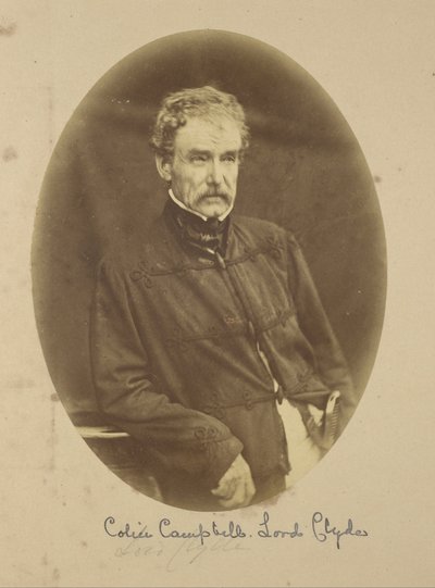 Portrait de Sir Colin Campbell Lord Clyde, Commandant en chef en Inde - Felice Beato