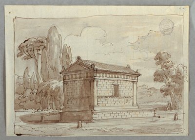 Temple Classique dans un Paysage - Felice Giani