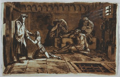 Mort du Comte Ugolino et de ses Fils - Felice Giani