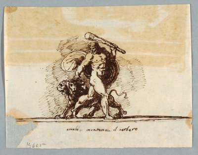 Hercule et Cerbère - Felice Giani