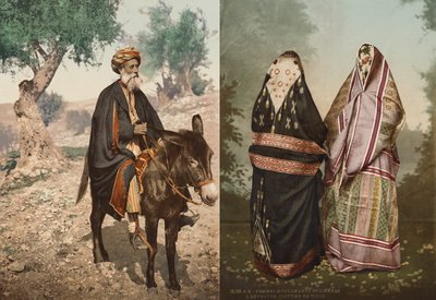 Femmes musulmanes Syriennes à Beyrouth, Costume de Ville - Félix Bonfils