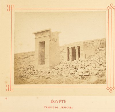 Temple de Dandour. - Félix Bonfils